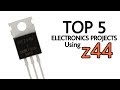 Top 5 Electronics Projects using IRFz44 | z44 circuit