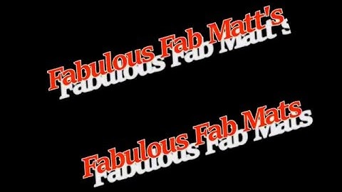 Fabulous Fab Matt