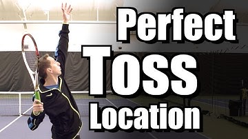 Toss Locations for Different Serves