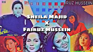 Video thumbnail of "Sheila Majid X Fairuz Hussein ~ Medley Balada 80an | Malaysian 80s Ballads Medley"