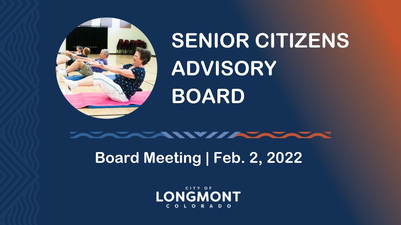 Senior Citizens Advisory Board Meeting February 2, 2022