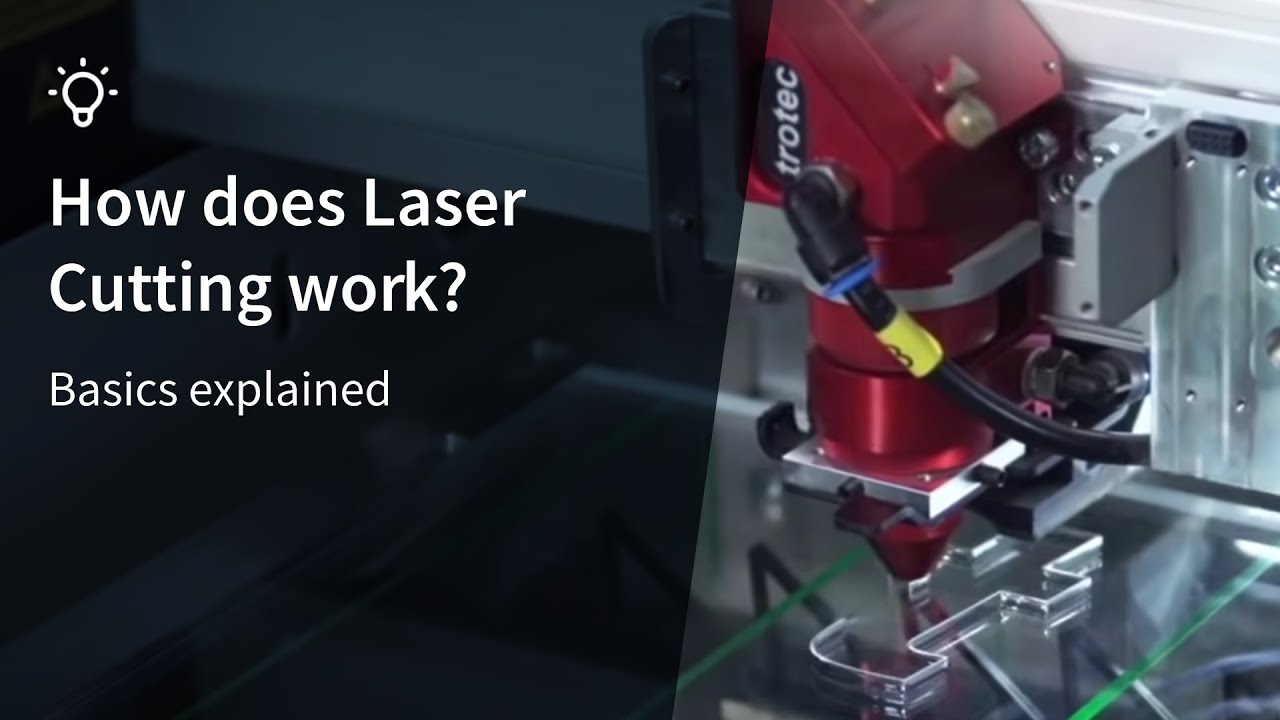 How does laser cutting work - Basics explained - YouTube