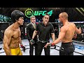 Bruce Lee vs Eddie Alvarez - EA Sports UFC 4 - Epic Fight 🔥🐲