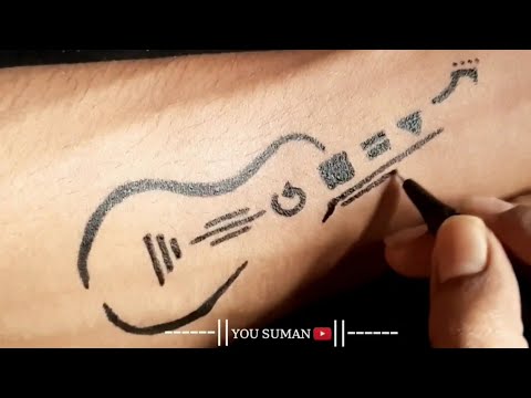 Music play logo tattoo(Rocksteady Tattoo) suman- #tattooartist  #youtubeshorts #short #musictattoo - YouTube