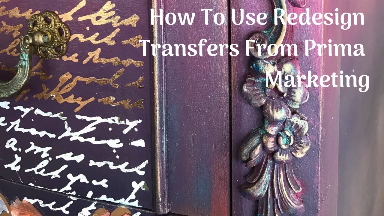How To Use Redesign Transfers From Prima Marketing YouTube