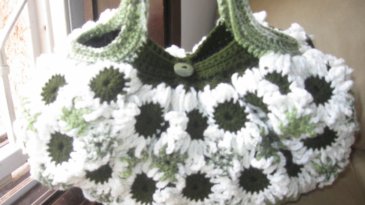Handmade Crochet Flowers Bag | Crochet Flower Purse Pattern - Women  Shoulder Bag Tote - Aliexpress