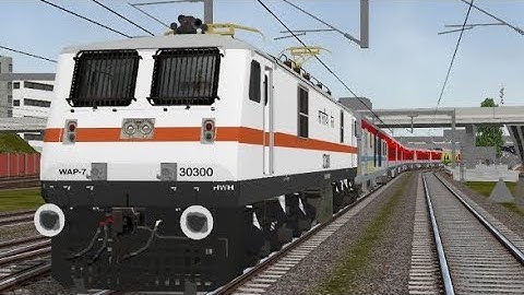 12301 HOWRAH - NEW DELHI RAJDHANI EXPRESS GAMEPLAY IN IR MSTS OPEN RAILS.