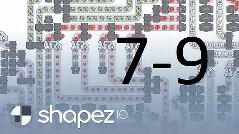 shapez io gameplay(timelapse) level 7-9