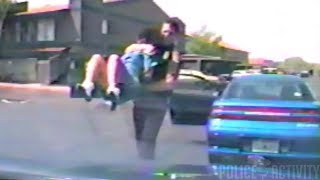 Angry Little Woman Goes Berserk On The Police Officer - 1992