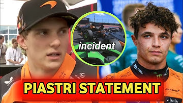 REACTIE van Oscar Piastri na crash in bocht 1 tijdens de sprintrace in Austin