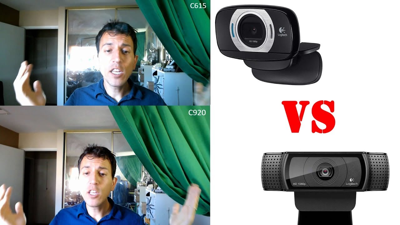 Logitech C920 Side Side Comparison - YouTube