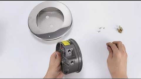 Installation of LFB Differential Pressure Gauge with metal panel #gauge  #HVAC #automation