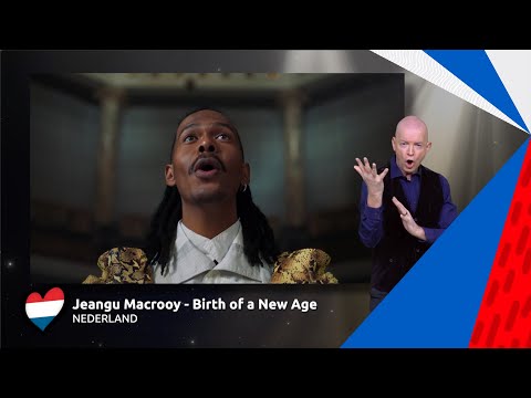 Jeangu Macrooy - Birth Of A New Age | Nederland ?? | Sign dance | ESC21