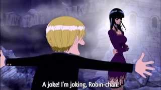 One Piece Funny: Nico Robin - Sanji funny )) Sanji Wants To See Robin's Docking