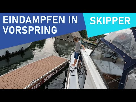 Skippertipps 2022: Eindampfen in eine Vorspring | Anlegen an einen Steg (z.B. bei ablandigem Wind)