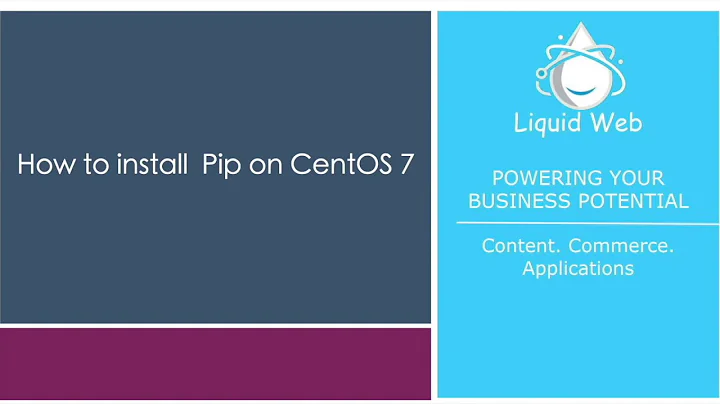How to Install PIP on CentOS 7
