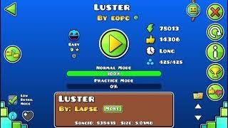 (Easy 9 stars?) Luster By eopc - Geometry Dash 2.11
