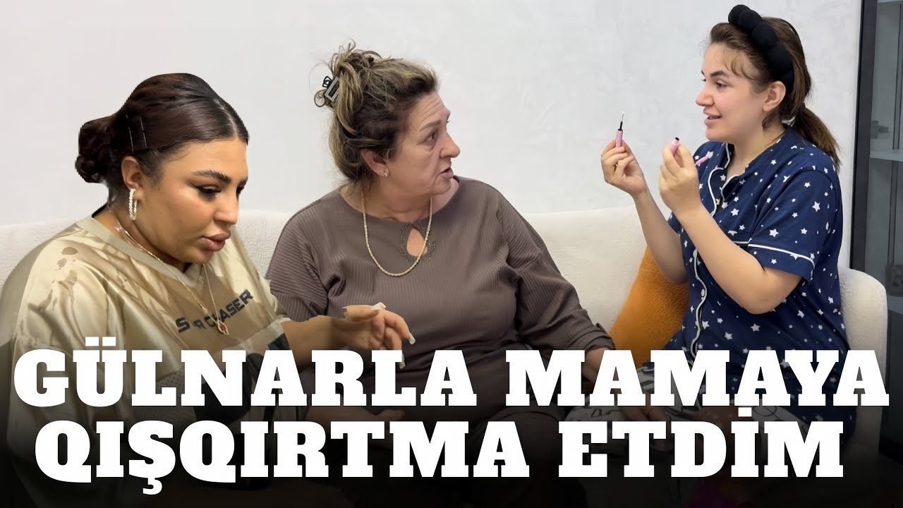 MAMAYLA GÜLNARA QIŞQIRTMA ETDİM GƏLMƏYİNƏ PEŞMAN OLDU 😂 XALAM OĞLU İLK DƏFƏ BİZƏ GƏLDİ QONAQLIQ 😍
