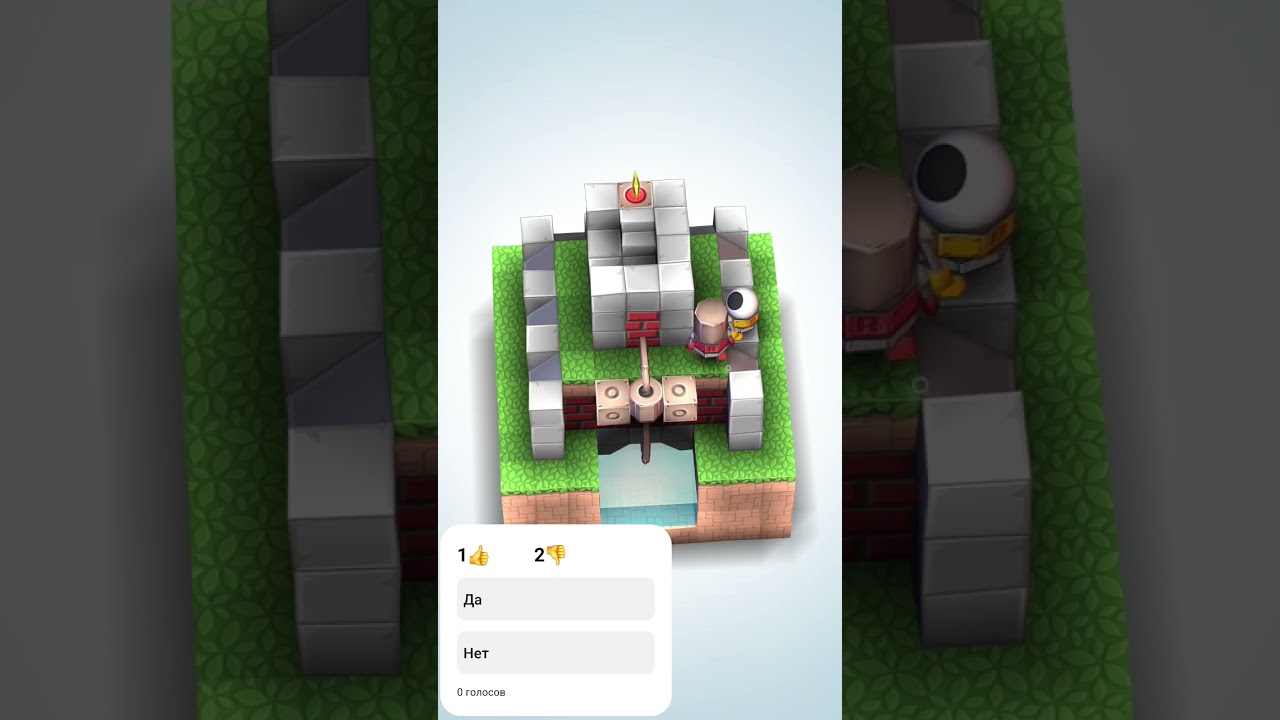 Mekorama Level 63 Fort Escort  Puzzle Solution 