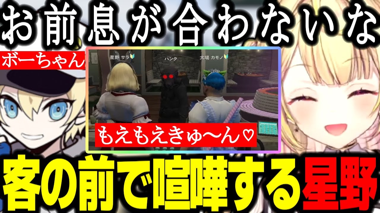 【ストグラ】初バイトで客の前で喧嘩を始める星野サラ/ボーちゃんのものまね/5000万稼ぐまでの道のり【星川サラ/CRかわせ/切り抜き/切嘛/GTA】