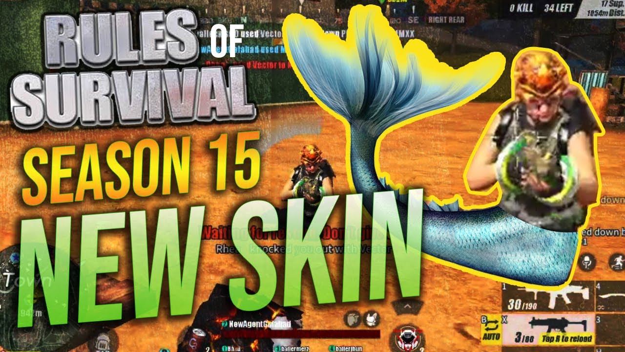 Rules Of Survival SEASON 15 uPDATE New Character | Funny Moments | ROS