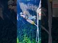 Bungee jumping with rope shorts