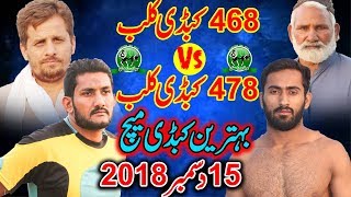 15 decmber kabaddi match 2018 in 470 gb sammundri 2018 pakistan lat...