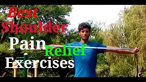 Best Exercises For Shoulder Pain Using A Theraband