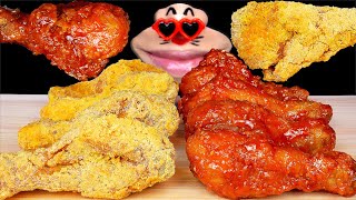 Mukbang Asmr Peynirli Tavuk Ve Baharatlı Tavuk