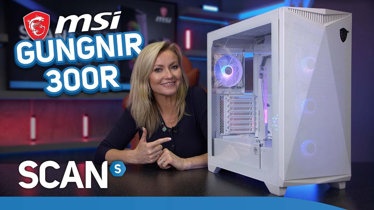 MPG GUNGNIR 300R AIRFLOW WHITE - MT/Ss Alim/E-ATX