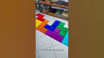 Tetris Rug! 🕹️#tetris #game