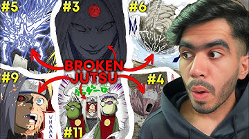 20 MOST BROKEN Naruto Jutsu Used Only Once 🔥 | Daddy Vyuk