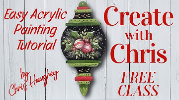 Create with Chris - Elegant Evening Ornament