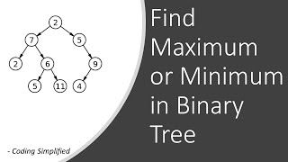Binary Tree - 48: Find Maximum or Minimum Value in Binary Tree