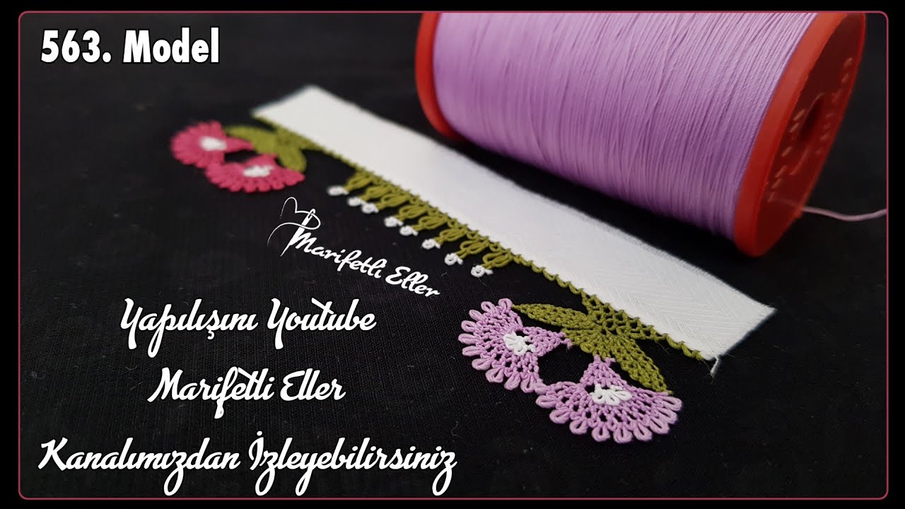 Çok Özel Bir İğne Oyası Modelin Anlatımlı Yapılışı | 563. Model
