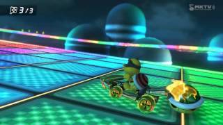 Wii U - Mario Kart 8 - (SNES) Rainbow Road