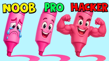 🎯 Pencil Rush 3D ❌❌ – Funny & Satisfying Pencil Runner! Max Level Gameplay 🖍️🔥 Ep034