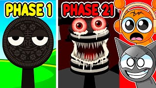 Scariest Sprunki Oc Oreo Phases 1-21