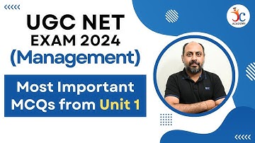 UGC NET Management Unit 1 MCQ | June Re-exam Preparation | UGC NET 2024 Management Paper 2