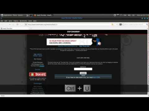 Spoonfeeding Hacking - HackThisSite.org Basic Mission 1