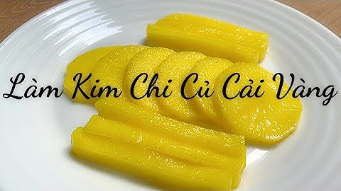 Cách Làm KIM CHI CỦ CẢI VÀNG Hàn Quốc, Giòn Rụm Thơm Ngon || Bếp Nhà Uyên