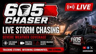 🔴 LIVE: Severe Weather Chase in South Dakota | Enhanced Risk • Damaging Winds & Giant Hail | 605 Ch
