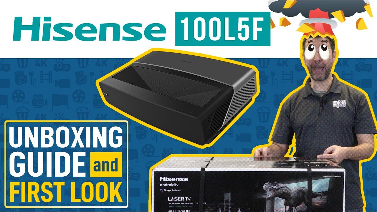 Hisense 100L5F UST Laser TV Unboxing 