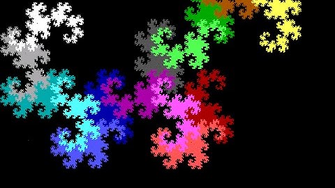 "Dragon Fade" - 32 Byte DOS Demo by HellMood/DESiRE