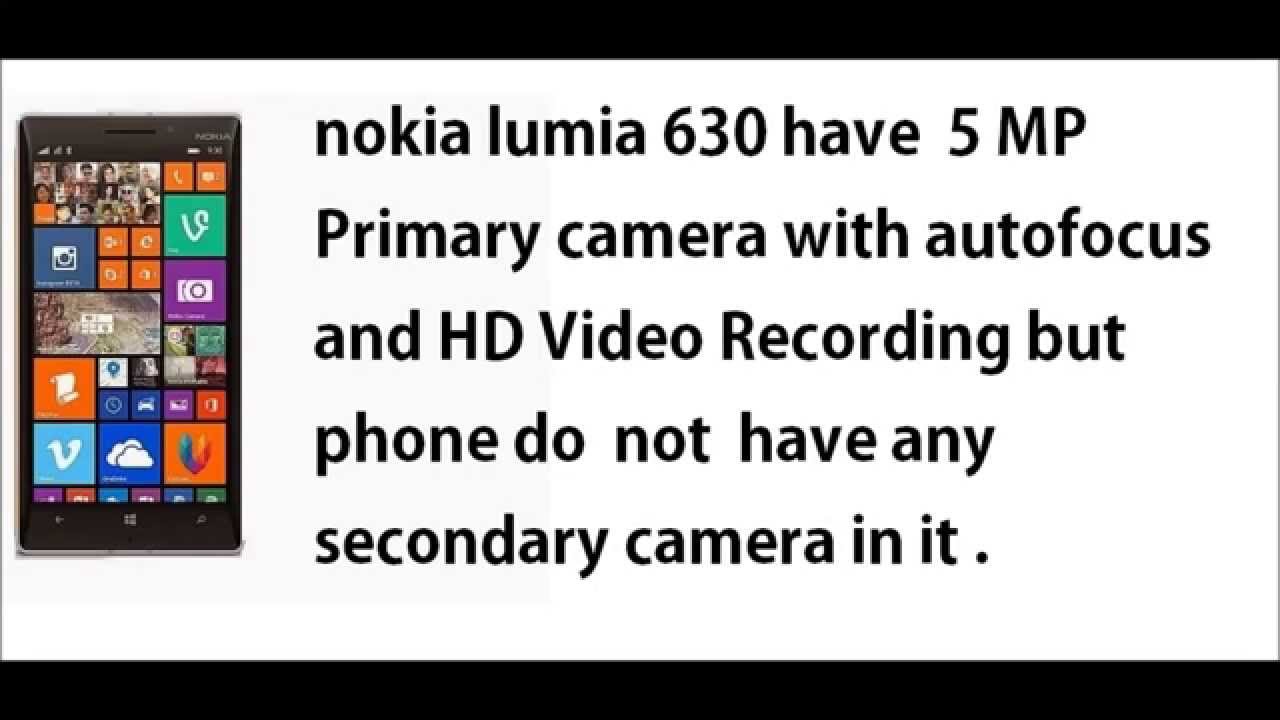nokia lumia 630 features and price