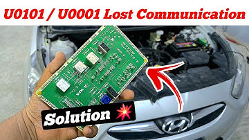 U0101 / U0001 Lost Communication Bus Of Kia / Hyundai Can H & L Explained ⚠️✅️