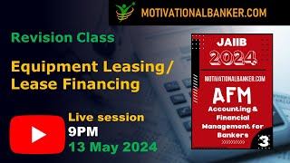 🔴JAIIB-AFM Live Class - Target June 2024 - 13 May@9 PM #jaiib #jaiibafm #jaiibexam #jaiibexam2024