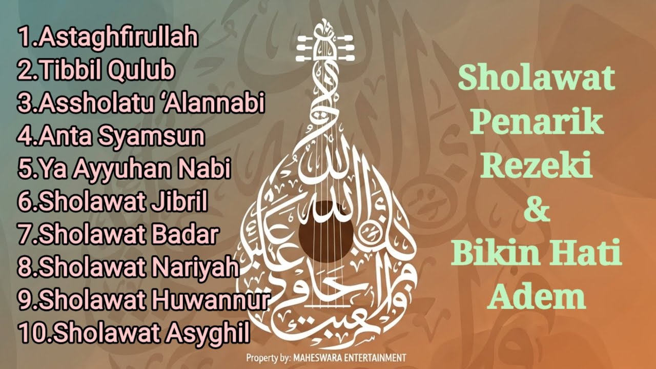 SHOLAWAT PEMBUKA REZEKI & KETENANGAN HATI | SHOLAWAT NABI 1 JAM NONSTOP