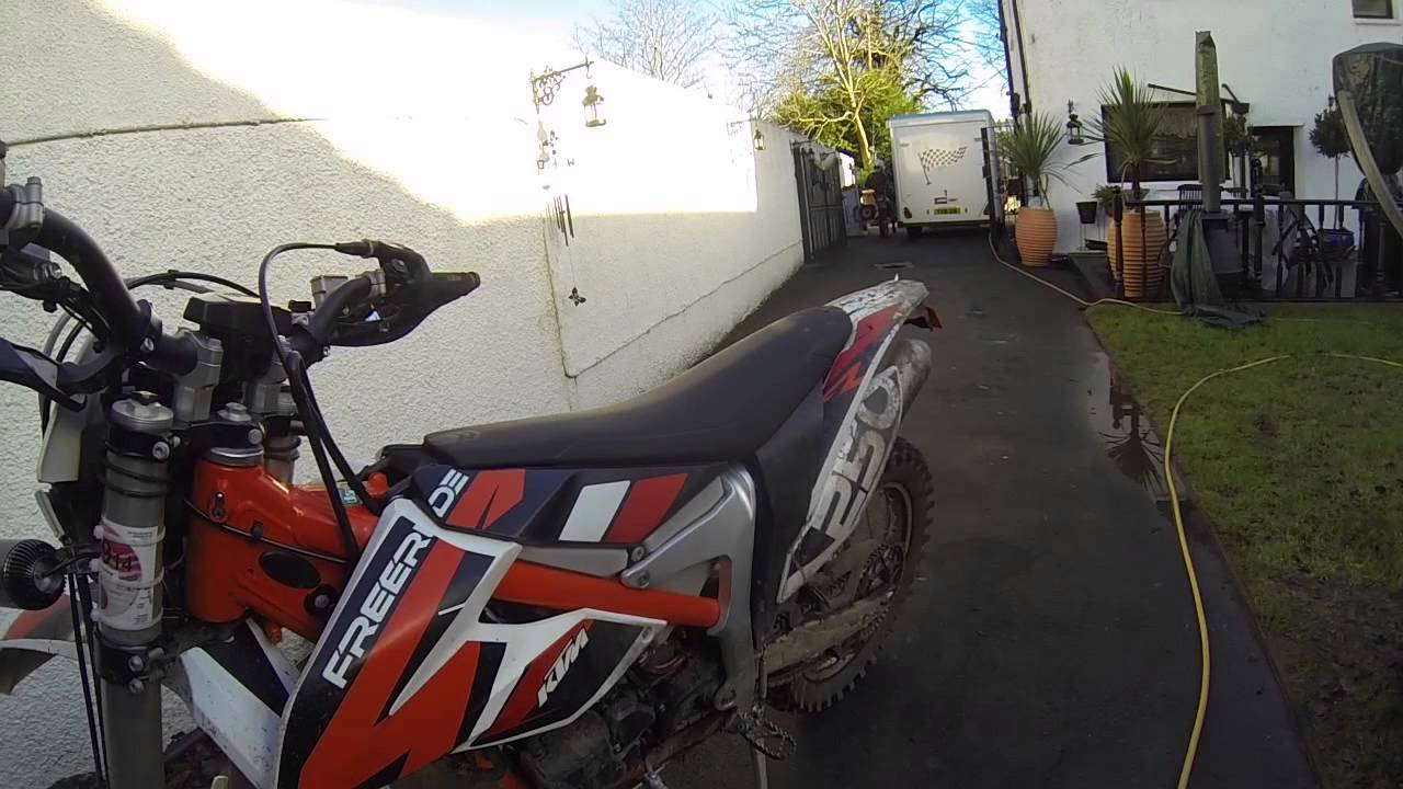 ktm freeride 250r starting problem sorted YouTube