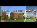 ​1 Minute vs 10 Minutes vs 1 Hour Minecraft House!